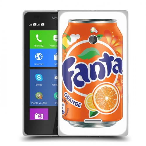 Дизайнерский силиконовый чехол для Nokia XL Fanta