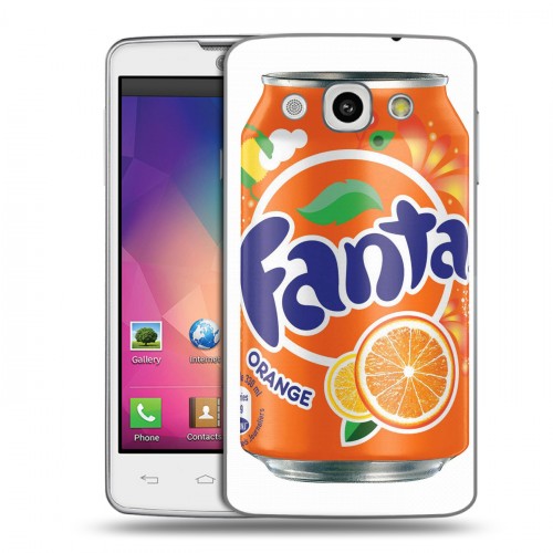 Дизайнерский пластиковый чехол для LG L60 Fanta