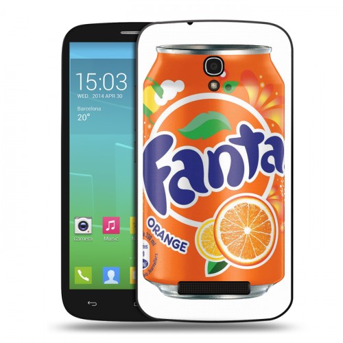 Дизайнерский пластиковый чехол для Alcatel One Touch Pop S9 Fanta