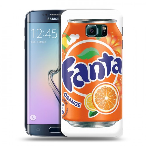 Дизайнерский пластиковый чехол для Samsung Galaxy S6 Edge Fanta