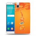 Дизайнерский пластиковый чехол для Huawei ShotX Fanta