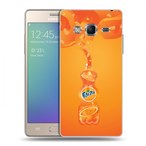 Дизайнерский пластиковый чехол для Samsung Z3 Fanta