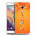 Дизайнерский пластиковый чехол для HTC One X10 Fanta