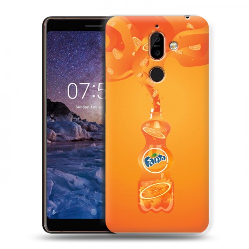 Дизайнерский пластиковый чехол для Nokia 7 Plus Fanta