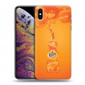 Дизайнерский силиконовый чехол для Iphone Xs Max Fanta