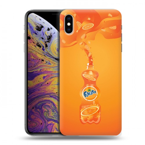 Дизайнерский силиконовый чехол для Iphone Xs Max Fanta