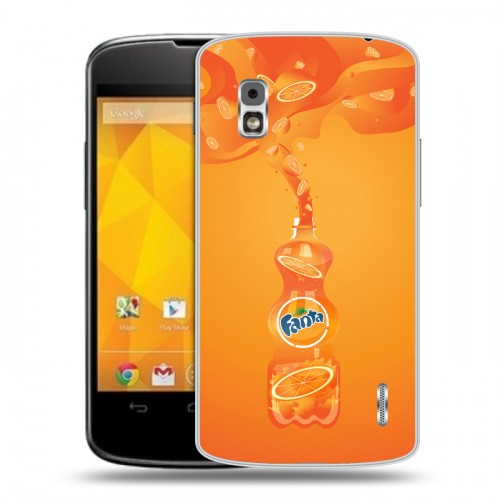 Дизайнерский пластиковый чехол для LG Google Nexus 4 Fanta