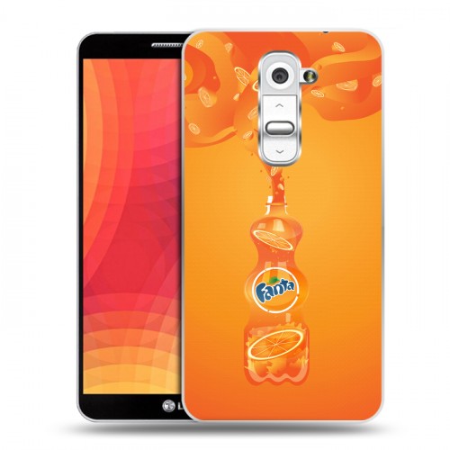 Дизайнерский пластиковый чехол для LG Optimus G2 Fanta