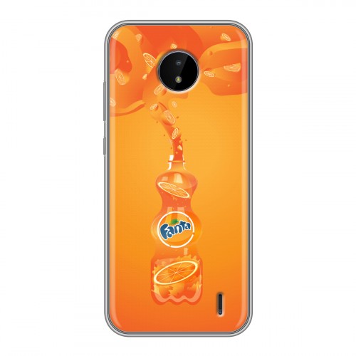 Дизайнерский силиконовый чехол для Nokia C20 Fanta