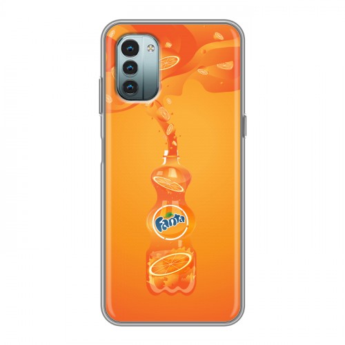 Дизайнерский силиконовый чехол для Nokia G11 Fanta