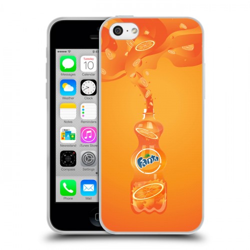 Дизайнерский пластиковый чехол для Iphone 5c Fanta