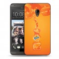 Дизайнерский пластиковый чехол для HTC Desire 700 Fanta