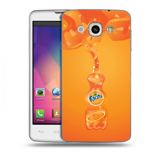 Дизайнерский пластиковый чехол для LG L60 Fanta