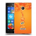 Дизайнерский пластиковый чехол для Microsoft Lumia 435 Fanta