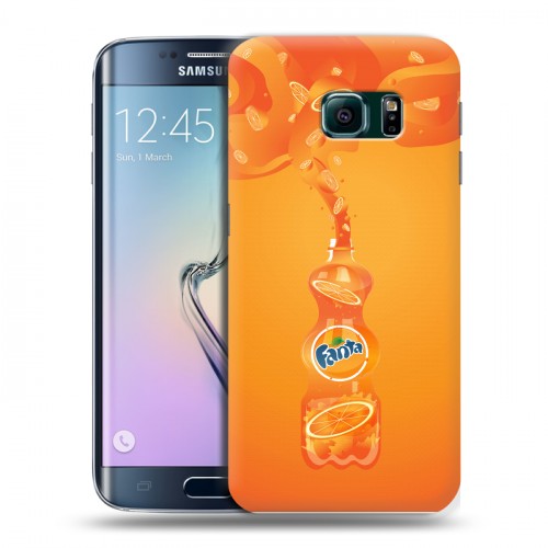 Дизайнерский пластиковый чехол для Samsung Galaxy S6 Edge Fanta