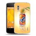 Дизайнерский пластиковый чехол для LG Google Nexus 4 Fanta