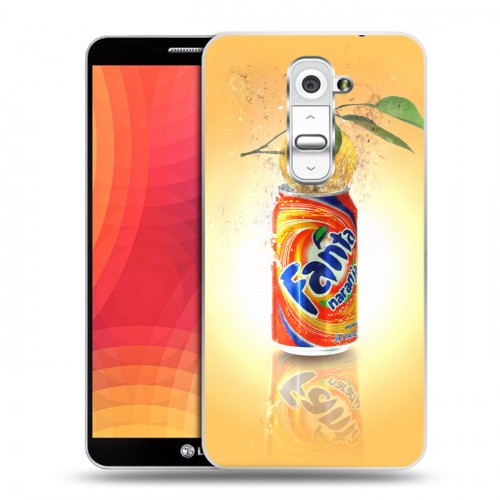 Дизайнерский пластиковый чехол для LG Optimus G2 Fanta