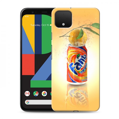 Дизайнерский пластиковый чехол для Google Pixel 4 Fanta