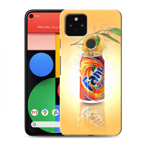 Дизайнерский пластиковый чехол для Google Pixel 5 Fanta