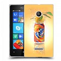 Дизайнерский пластиковый чехол для Microsoft Lumia 435 Fanta