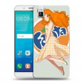 Дизайнерский пластиковый чехол для Huawei ShotX Fanta