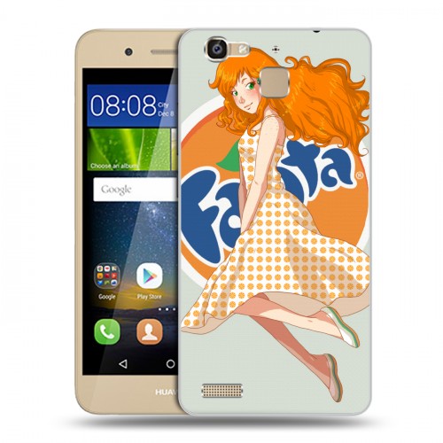 Дизайнерский пластиковый чехол для Huawei GR3 Fanta