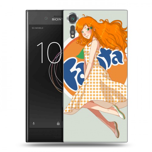 Дизайнерский пластиковый чехол для Sony Xperia XZs Fanta