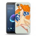 Дизайнерский пластиковый чехол для HTC Desire 12 Fanta