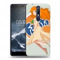 Дизайнерский пластиковый чехол для Nokia 5.1 Fanta