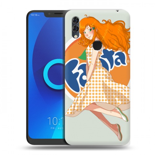 Дизайнерский силиконовый чехол для Alcatel 5V Fanta