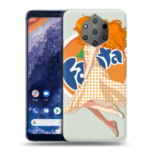 Дизайнерский силиконовый чехол для Nokia 9 PureView Fanta