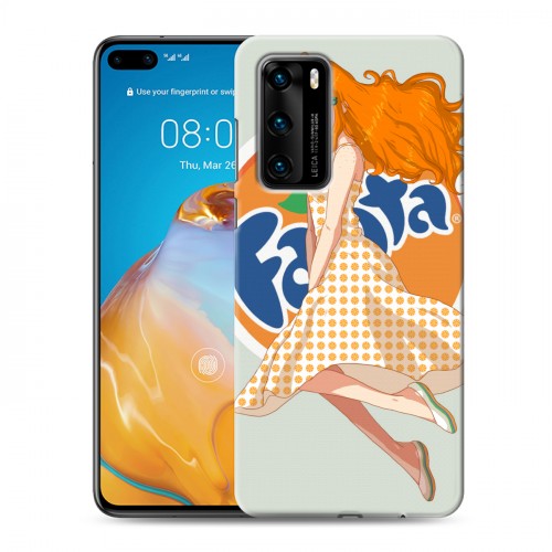 Дизайнерский пластиковый чехол для Huawei P40 Fanta