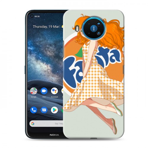 Дизайнерский силиконовый чехол для Nokia 8.3 Fanta