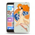 Дизайнерский пластиковый чехол для Nokia Lumia 1320 Fanta