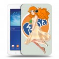 Дизайнерский силиконовый чехол для Samsung Galaxy Tab 3 Lite Fanta