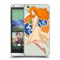 Дизайнерский пластиковый чехол для HTC Desire 816 Fanta