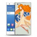 Дизайнерский пластиковый чехол для ZTE Star 1 Fanta