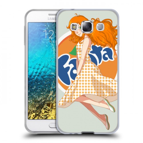 Дизайнерский пластиковый чехол для Samsung Galaxy E5 Fanta