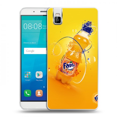 Дизайнерский пластиковый чехол для Huawei ShotX Fanta