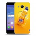 Дизайнерский пластиковый чехол для Huawei Y3 (2017) Fanta