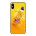 Дизайнерский силиконовый чехол для Iphone x10 Fanta