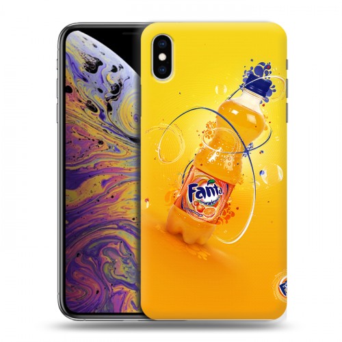 Дизайнерский силиконовый чехол для Iphone Xs Max Fanta