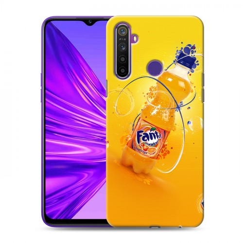 Дизайнерский силиконовый чехол для Realme 5 Fanta