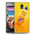 Дизайнерский пластиковый чехол для Huawei Ascend P1 Fanta