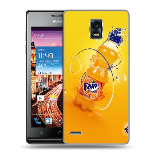 Дизайнерский пластиковый чехол для Huawei Ascend P1 Fanta