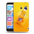 Дизайнерский пластиковый чехол для Nokia Lumia 1320 Fanta