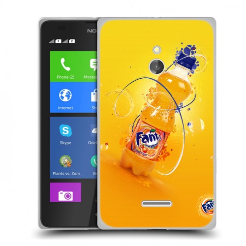 Дизайнерский силиконовый чехол для Nokia XL Fanta