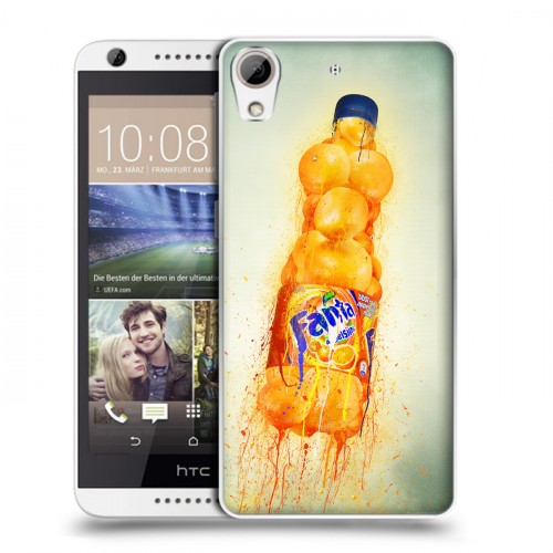Дизайнерский пластиковый чехол для HTC Desire 626 Fanta