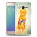 Дизайнерский пластиковый чехол для Samsung Z3 Fanta