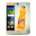 Дизайнерский пластиковый чехол для Huawei GR3 Fanta